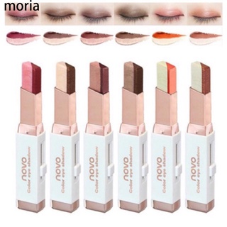 5099 ( ครบทุกสี/พร้อมส่ง/ของแท้ ) อายแชโดว์ Novo EyeShadow Stick แต่งตาทูโทน moira