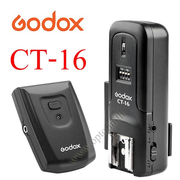 CT-16 Set Wireless Radio Flash Trigger Transmitter + Receiver For Sony Canon Nikon