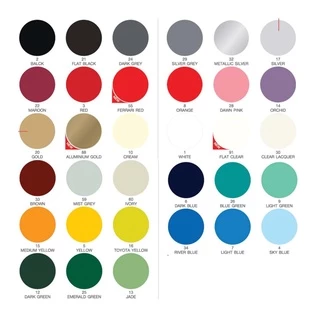 สีทีโอเอ สีสเปรย์ สีพ่นไม้ สีเงา สีด้าน สีพ่นเหล็ก สีพ่นรถยนต์ สีรถยนต์ สีมอเตอร์ไซค์ สีสะท้อนแสง TOA SPRAY PAINT 400 cc