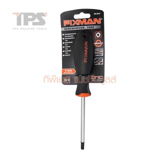 ไขควงหัวท็อกซ์ ด้ามหุ้มยาง T40, 6x100 mm D0407 FIXMAN