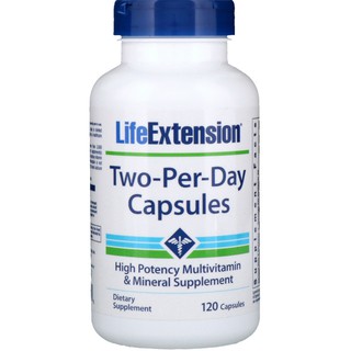 Life Extension, Two-Per-Day Capsules, 120 Capsules