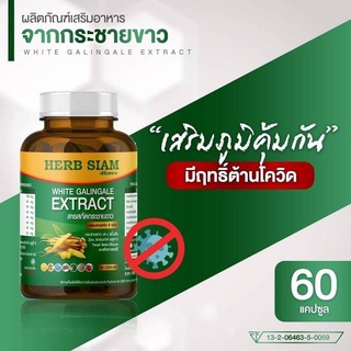 ORI White Galingale Extract กระชายขาว 60แคปซูล แพ็คเกจใหม่