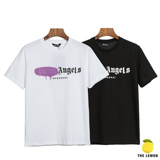 【Lemon】เสื้อยืด Palm angels หลวม เนื้อผ้าระบายอากาศได้ดีและใส่สบาย