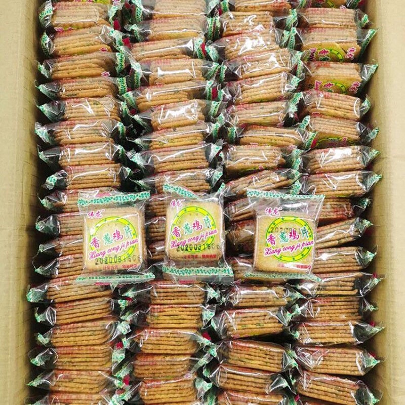บิสกิต รสต้นหอม กรอบหอมอร่อย香葱饼干