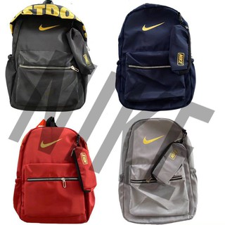 996#ไนกี้(NIKE)  กระเป๋าสะพายหลัง/เป้ ไนกี้(NIKE) กันน้ำ สินค้าพร้อมส่ง(แถมกระเป๋าใบเล็กใส่ดินสอ) cmdu