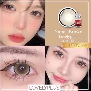 คอนแทคเลนส์ 💗Nana brown , gray💗 (ขนาดโต) lovelyplus ใส่สบาย เลนส์กรองแสง ของแท้✅ Made in Korea 🇰🇷