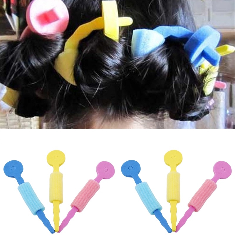 Curler Hairdressers DIY Sponge Foam Hair Rollers Wave Perm Hair Rollers
