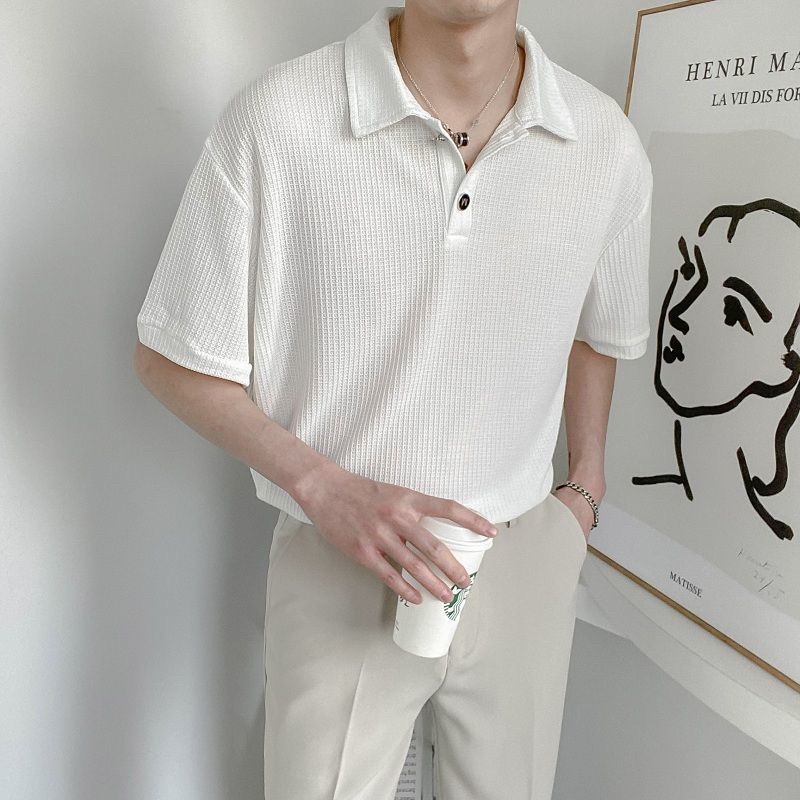 🔥พร้อมส่ง🔥เสื้อ Polo สไตล์เกาหลี ( 361 )