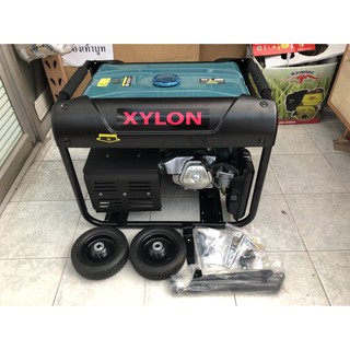 🔥โค้ดINC3LEL3ลด30฿เครื่องปั่นไฟเบนซิน 6500 วัตต์ 15 HP กุญแจสตาร์ท จอดิจิตอล Gasoline Generator ยี่ห้อ XYLON รุ่น 8001K