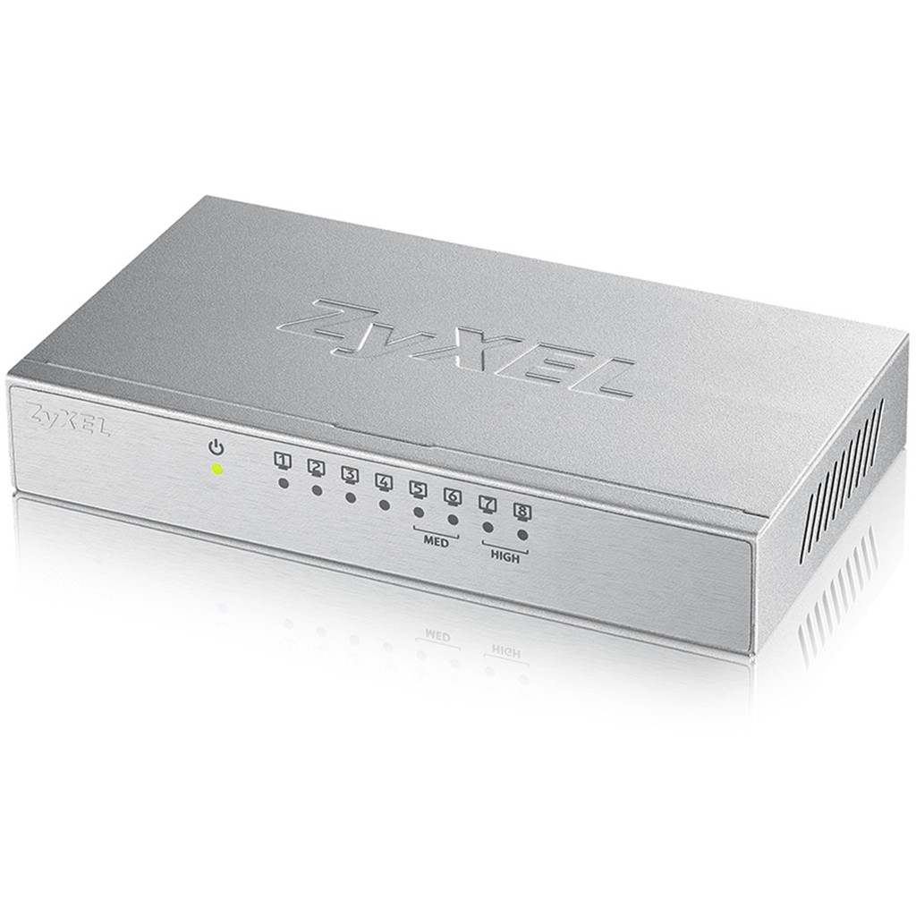 ZYXEL GS-108Bv5 สวิตซ์ 8 พอร์ต GbE Unmanaged Switch