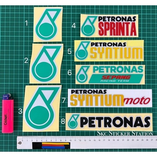 Petronas / petronas Sprinta / Syntium / Syutiummoto / Sepang Motorsport สติกเกอร์ตัดทับ petronas respol แบบสะท้อนแสง