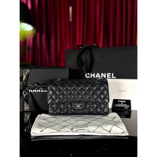 Chanel Classic Caviar 10 Black SHW