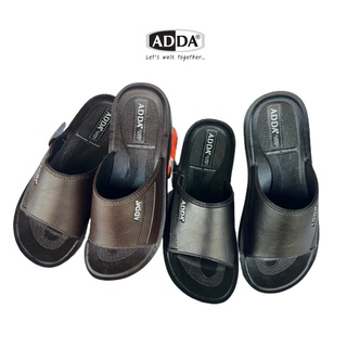 ADDA รองเท้าแตะ แบบสวม รุ่น 7Q13-M3 สีน้ำตาล ดำ (38-45)