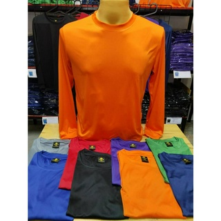 L005 เสื้อคอกลมแขนยาว มี9สี น้ำเงิน ดำ กรมท่า ม่วง ส้ม เขียว…