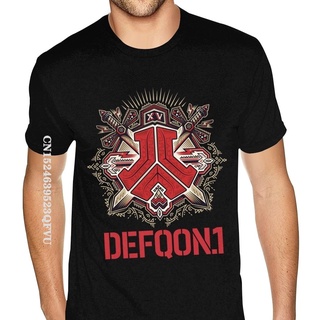 [COD]เสื้อยืดผ้าฝ้าย พิมพ์ลายอนิเมะ Netherlands Defqon.1 สีดํา สไตล์ญี่ปุ่น สําหรับผู้ชายS-5XL