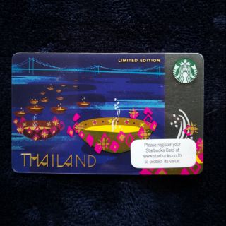 2015 Starbucks Thailand Loy Krathong Festival Card Limited Edition