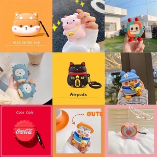 【พร้อมส่ง】เคสซิลิโคน ลายการ์ตูนน่ารัก 3D สําหรับกล่องชาร์จ REMAX TWS 50I