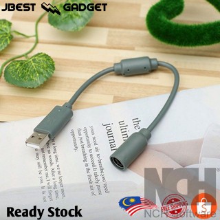 สาย PC USB Lead Black Xbox 360 Wired Controller Breakaway Adapter
