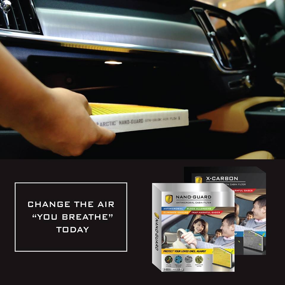 กรองแอร์ ARCTIC สำหรับ Honda HRV (2014-2024) ATN-0Q01K รุ่น Nano-Guard (ฆ่าเชื้อโรค + ดูดกลิ่นเหม็น + ดักสารก่อภูมิแพ้) - รูปที่ 2
