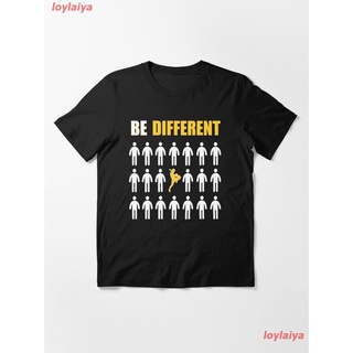 loylaiya Thailand ประเทศไทย มวยไทย เสื้อพิมพ์ลาย Muay Thai T Shirt - Be Different - Motivational T Shirt Essential T-Shi