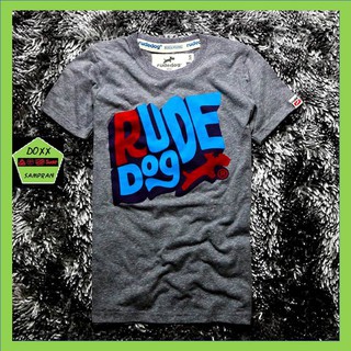 rudedog  เสื้อคอกลม  ชาย หญิง รุ่น Jelly สี สโนดำ