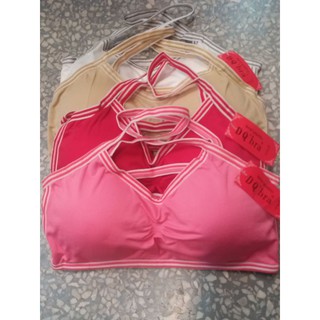 Sport Bra สปอร์ตบรา DQ  รุ่น หลัง 4สาย พร้อมส่ง[COD] #flashdaily