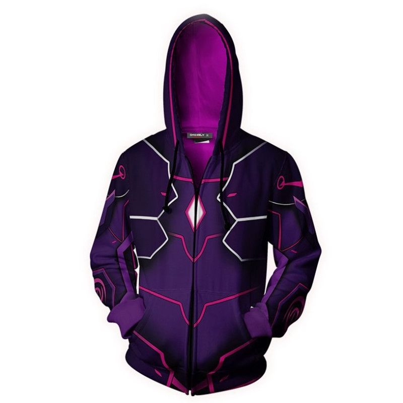 3D ELSWORD พิมพ์แฟชั่นคอสเพลย์ Hoody เสื้อแจ็คเก็ตลําลอง