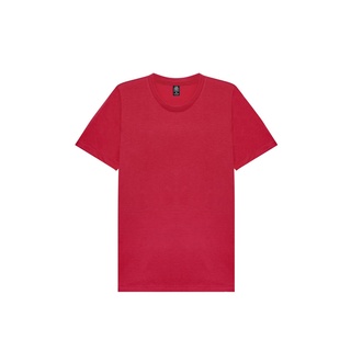 nibbana basic t-shirt เสื้อยืดคอกลม สีแดง