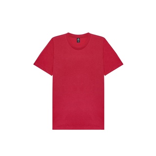 nibbana basic t-shirt เสื้อยืดคอกลม สีแดง