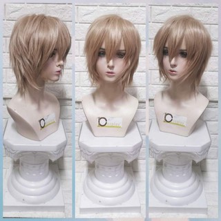 วิกผม​ ซอยสั้น​ สีเบจ​ short wig baige color cosplay​ (พร้อ​มส่ง)​