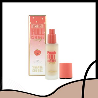 SIVANNA COLORS Peach Full Coverrage Foundation HF5044