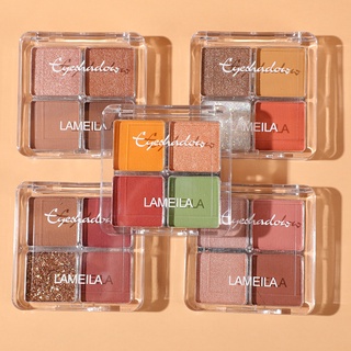 LAMEILA อายแชโดว์ เนื้อแมตต์ ประกายมุก กันนน้ำ 4 สี