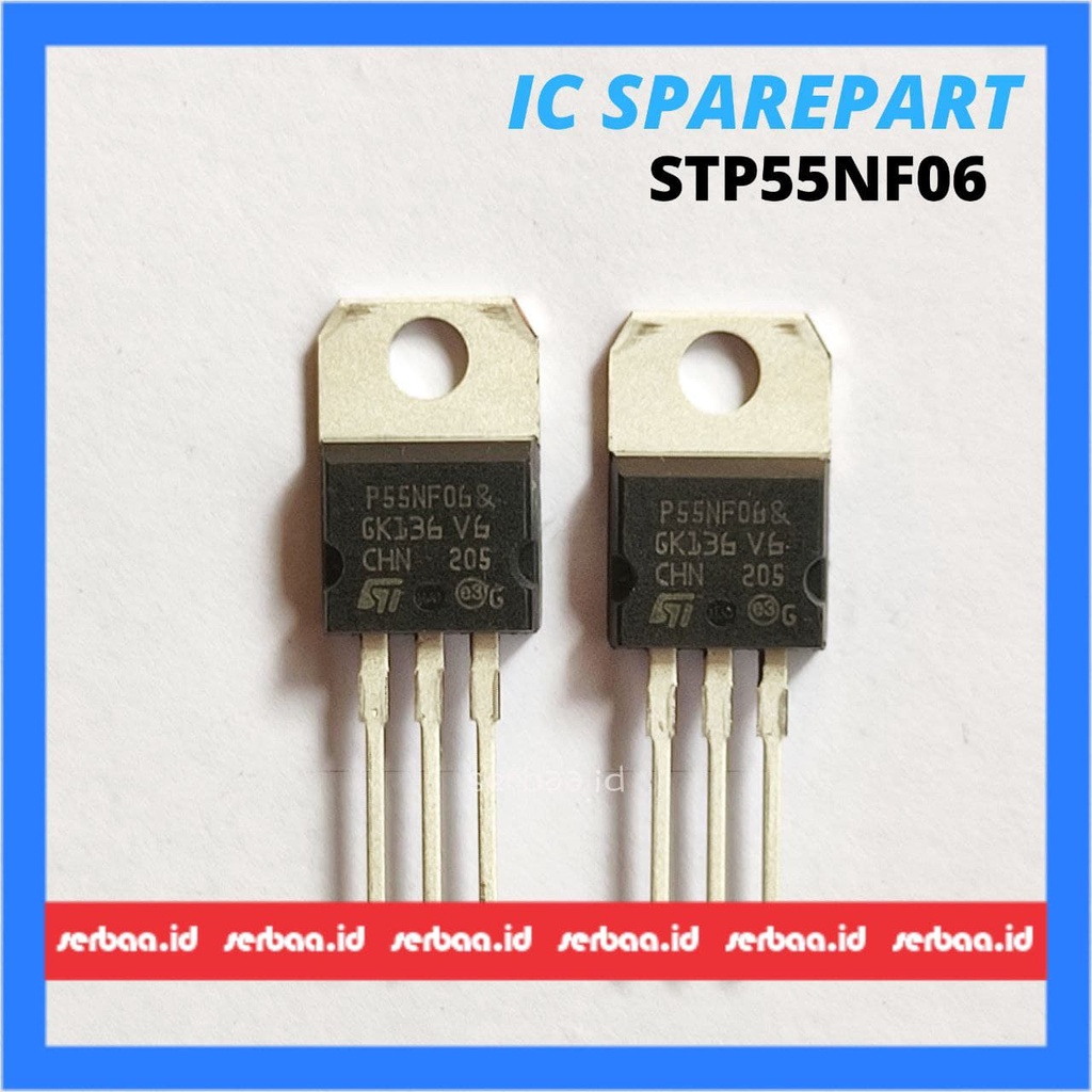 STP55NF06 P55NF06 55NF06 N-CHANNEL MOSFET 60V 50A TO-220