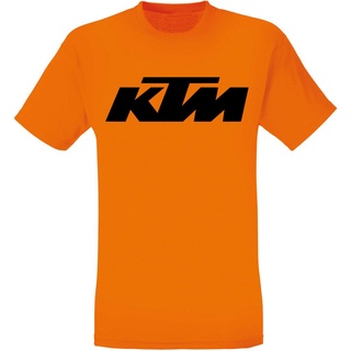 คอตต้อนคอกลมKtm เสื้อยืดลําลอง แขนสั้น พิมพ์ลายรถจักรยานยนต์ สไตล์วินเทจ เข้ากับทุกชุด สําหรับผู้ชาย 443134S-5XL