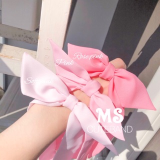 💗 Hairband 💗 ผ้าผูกผม โบว์ผูกผม ที่คาดผม โทนชมพู ผูกเอง