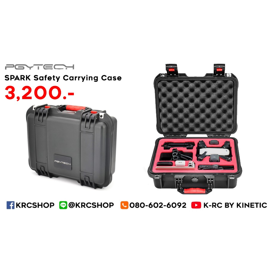 [ SALE ] PGYTECH SPARK กระเป๋ากันน้ำกันกระแทก ใส่ SPARK ยี่ห้อ PGYTECH [SPARK-CASE]