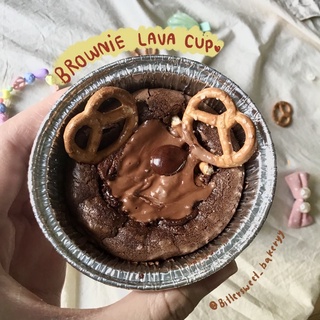 🍮BrownieLava Cup🍿บราวนี่ลาวาจากช๊อคโกแลตแท้•100g/ถ้วย