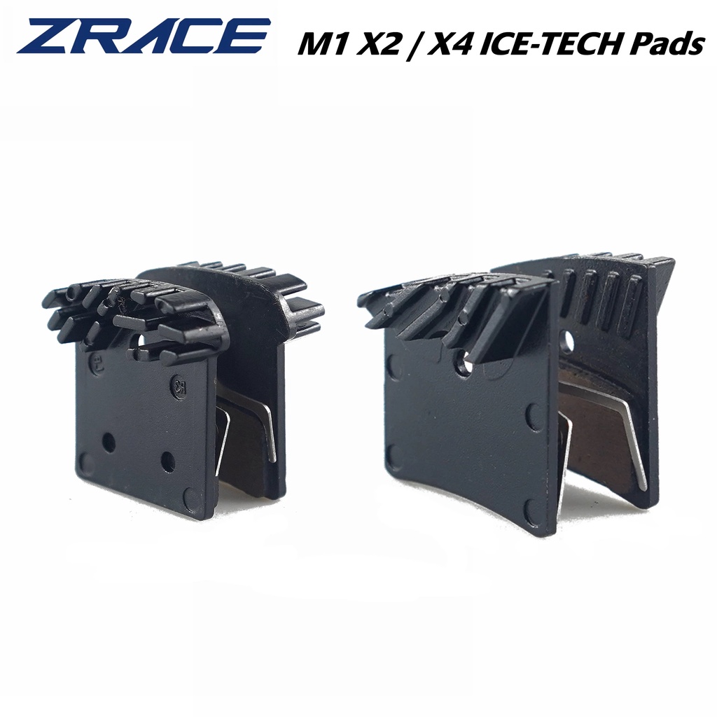 M1-X2/X4/BR-002/005 เบรคแผ่นโลหะ Ice tech ผ้าเบรคระบายความร้อนเข้ากันได้กับ J02A/J03C/J04C/hope