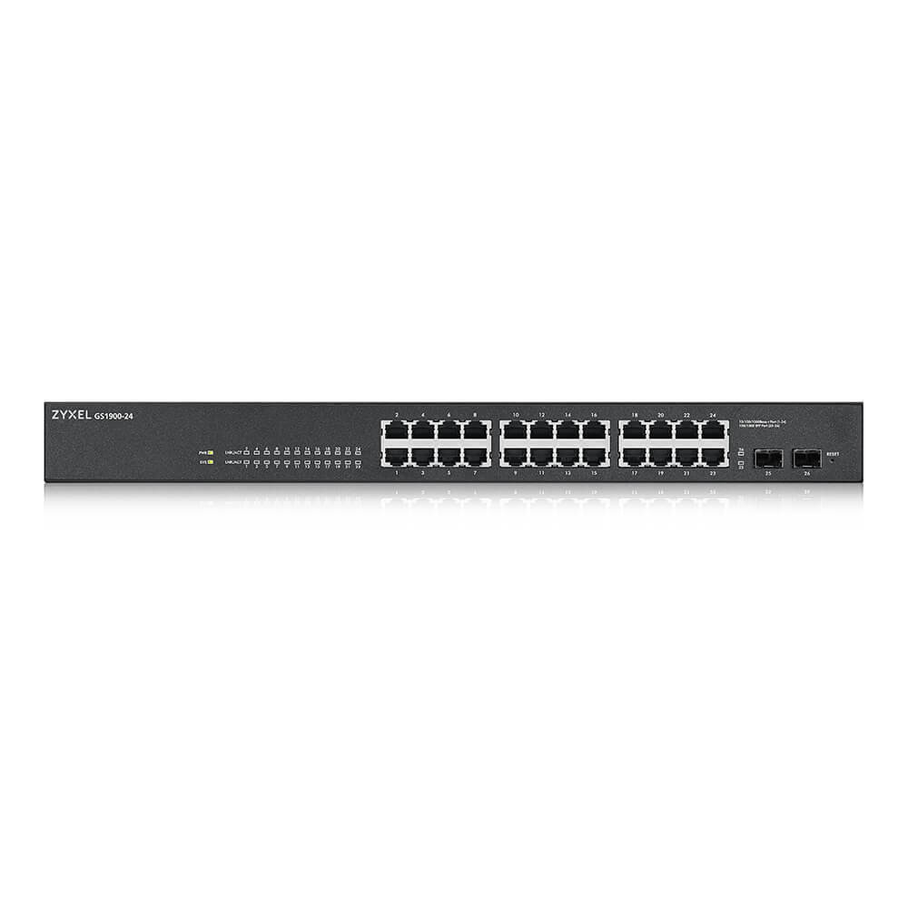 ZYXEL GS1900-24 24-Port GbE Smart Managed Switch with GbE Uplink