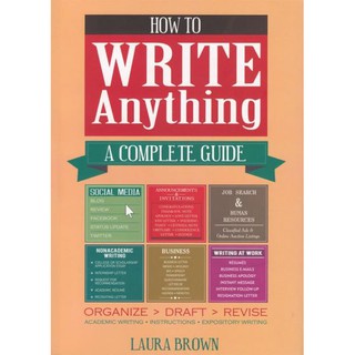 DKTODAY หนังสือ How to Write Anything : A Complete Guide ( VIVA BOOKS )