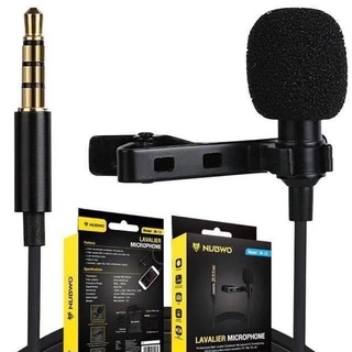 Nubwo M-15 LAVALIER Microphone ไมค์ ติดอก ไมค์มือถือ ไมค์ไลฟ์สด ไมโครโฟนต่อ โน๊ตบุ๊ค มือถือ หนีบปกเสื้อ #DM