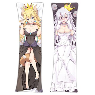 ADP หมอน Dakimakura อะนิเมะหมอน Bowsette Boosette Mario หมอน Rising Shield Hero Raphtalia 150x50 ซม. 160x50 ซม. 100x35 ซม. หมอน Huggable