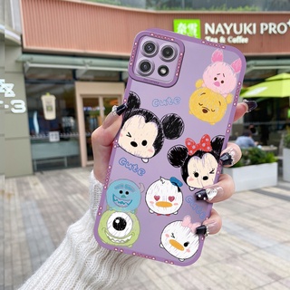 เคสโทรศัพท์มือถือ ซิลิโคนนิ่ม กันกระแทก กันรอยกล้อง ลายการ์ตูนมิกกี้ มินนี่เมาส์น่ารัก สําหรับ Samsung Galaxy A22 5G