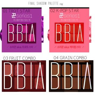 #พร้อมส่ง# BBIA Final Shadow Palette 11g