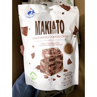 Makiato Macchiato Cocoa Crisp บิสกิตกรอบนูกัตรสมัคคิอาโตและโกโก้