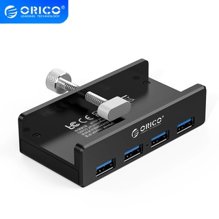 Orico อะแดปเตอร์ฮับ USB3.0 อะลูมิเนียม 4 พอร์ต สําหรับคอมพิวเตอร์ แล็ปท็อป เดสก์ท็อป(MH4PU)