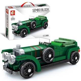 เลโก้ Sembo block byMMTIME No 67406-357pcsรถโบราณสีเขียว