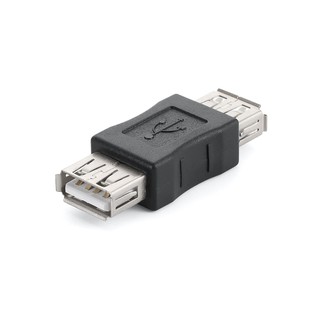 ใหม่ USB 2.0 เสียบปลั๊กหญิงหญิง Coupler อะแดปเตอร์สายไฟ