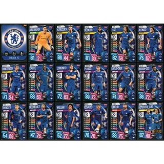 Match Attax 19/20 Chelsea Full Team 18 Cards