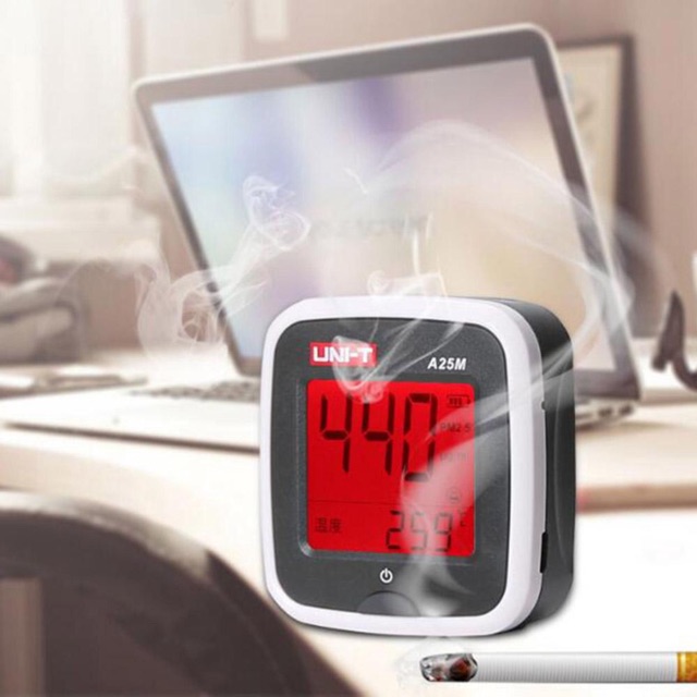 เครื่องวัดคุณภาพอากาศ Smart Air Quality Monitor PM2.5 Detector